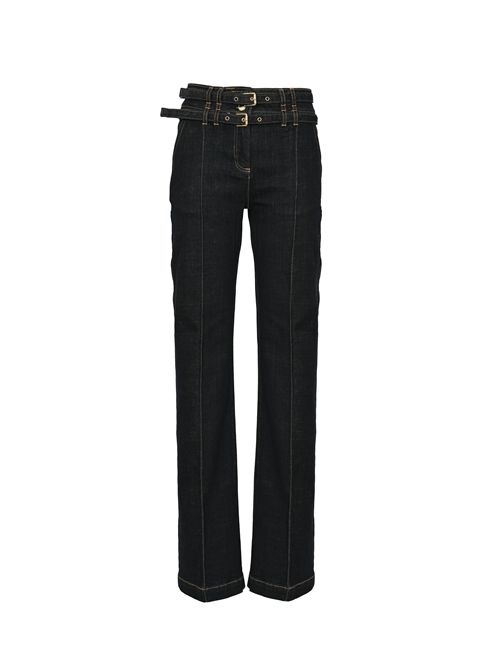 Jeans regulari in denim con doppio cinturino BLUGIRL | RF5097 D503777810